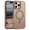 Brown, variant on for iPhone 16 Pro Max Case Super Magnetic [Compatible with MagSafe] Metal Frame Protective Translucent Matte Smooth Phone Case for iPhone 16 Pro Max 6.9'', Desert
