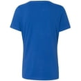 thumbnail image 4 of Bella Canvas 6405 Missy Jersey T-Shirt à Manches Courtes à Col en V, L, True Royal, 4 of 5