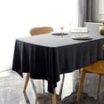 thumbnail image 2 of Lishi Waterproof Rectangle Tablecloth - Stain Resistant, Wrinkle Free, Washable Polyester Table Cover for Dining, Party, Buffet, Wedding (1m x 1m), 2 of 5