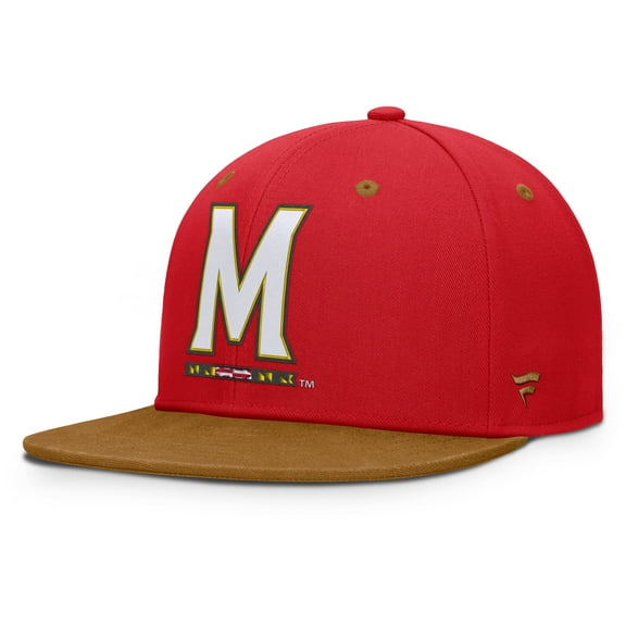 Men's Fanatics Red/Brown Maryland Terrapins NoBo Fitted Hat