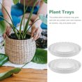 thumbnail image 3 of 12 Pcs Pot Plants Indoor Pots Tray for Trays Flowerpot Base Standing Flowerbed Outdoor Plastic Saucers Indoors Drip, 3 of 6