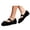 Black, variant on Women's Flats Shoes Faux Suede Round Toe Ballet Dressy Flats Comfortable Slip On Walking Shoes