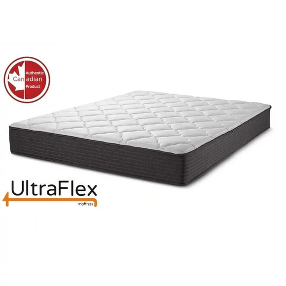 UltraFlex INSPIRE- Orthopedic Mattress with Cool Gel, Pressure Relief Foam, Multiple Posture Support, Low Motion Transfer, and Spinal Care (Made in Canada)- Queen Size