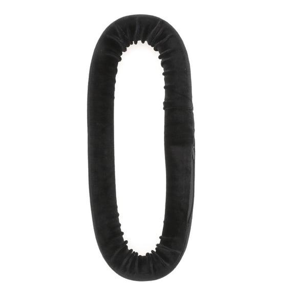 Unique Bargains 1pc Circle Hair Rollers for Women 11.42"x5.31" Black