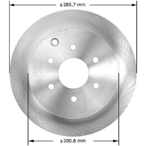 Bendix Brakes Disc Brake Rotor PRT5716 Fits select: 2005-2017 NISSAN FRONTIER, 2005-2015 NISSAN XTERRA
