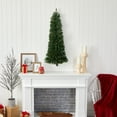 thumbnail image 5 of 4ft. Flat Back Wall Hanging Artificial Christmas Tree with 50 Clear LED Lights, 5 of 5