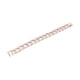 thumbnail image 4 of Pulsera cubana Bling Bling Hip Hop cierre cadena joyería de diamantes para hombres mujeres pareja oro rosa, 4 of 5