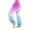 Purple, variant on Women's Gradient Color Pajama Pants with Elastic Cuffed Bottoms - Modern Ombre Effect Sleepwear for Comfortable Home Lounge Wear - Straight Leg Comfortable Fit,Purple M