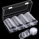 thumbnail image 1 of Estuche para monedas Hicarer, 60 piezas, cápsulas plásticas de 41 mm, 1 of 7