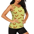 thumbnail image 2 of Sigee Floral Squirrel for Women's Workout Tank Top,Running Tank Tops,Sleeveless Gym ClothesX-Large, 2 of 8