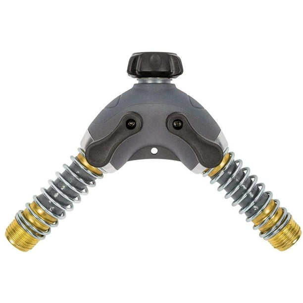 Gilmour High Flow Faucet Adapter, 2 Outlets