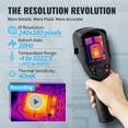 thumbnail image 3 of Thermal Imager 240x180 IR Resolution Handheld Infrared Thermal Camera for Repair Pipeline Detection ,Easy to Use, 3 of 6