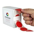 thumbnail image 2 of 1-1/2" Permanent Round Color-Code Round Dot Inventory Labels: 500/Box, 2 of 7
