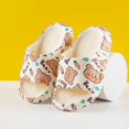 thumbnail image 1 of Pantuflas para niños con dibujos de osos para niñas, antideslizantes, con fondo suave, para el baño, para interiores y exteriores, de verano, 1 of 6