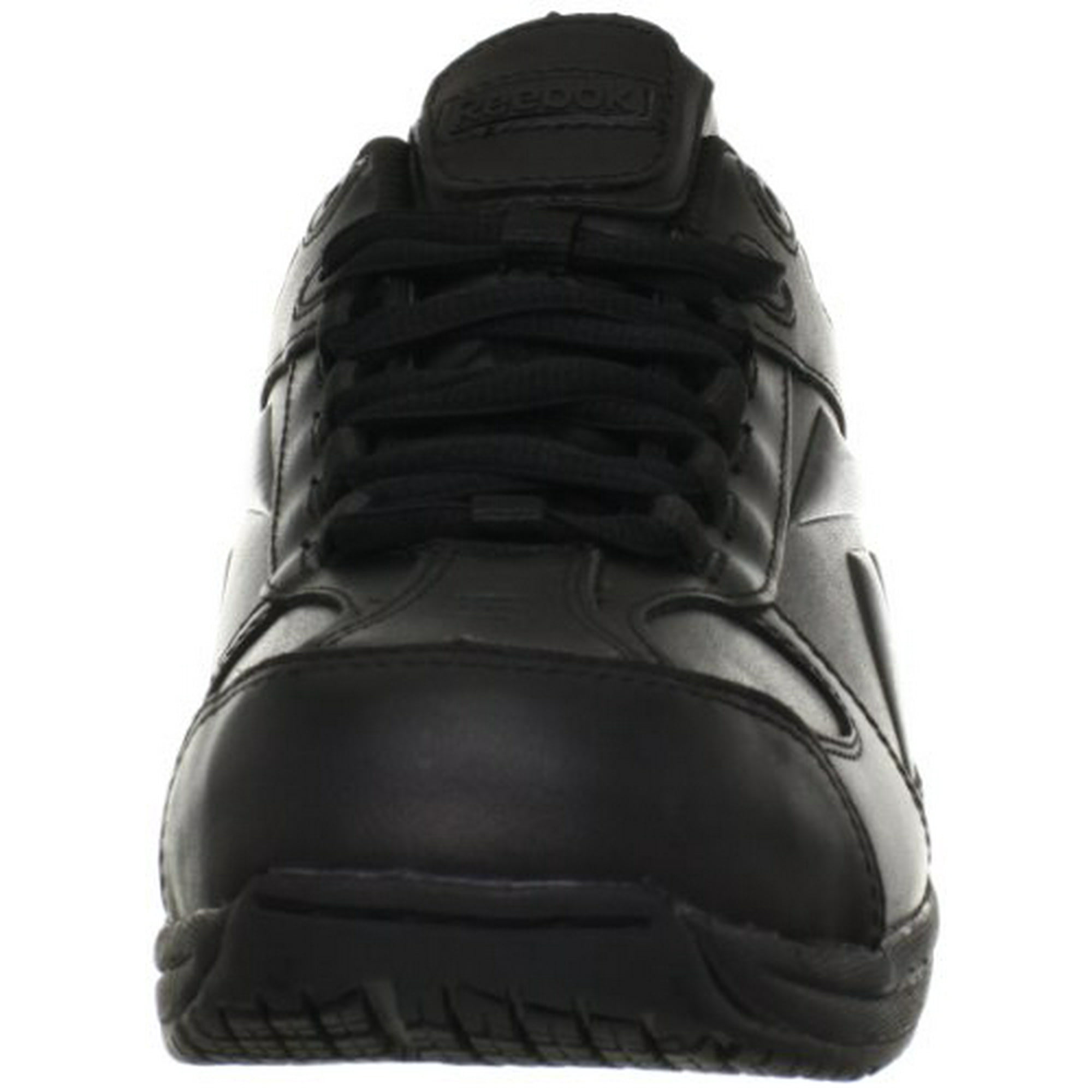 Reebok Mens Black Leather Street Sport Jogger Oxford Jorie Soft