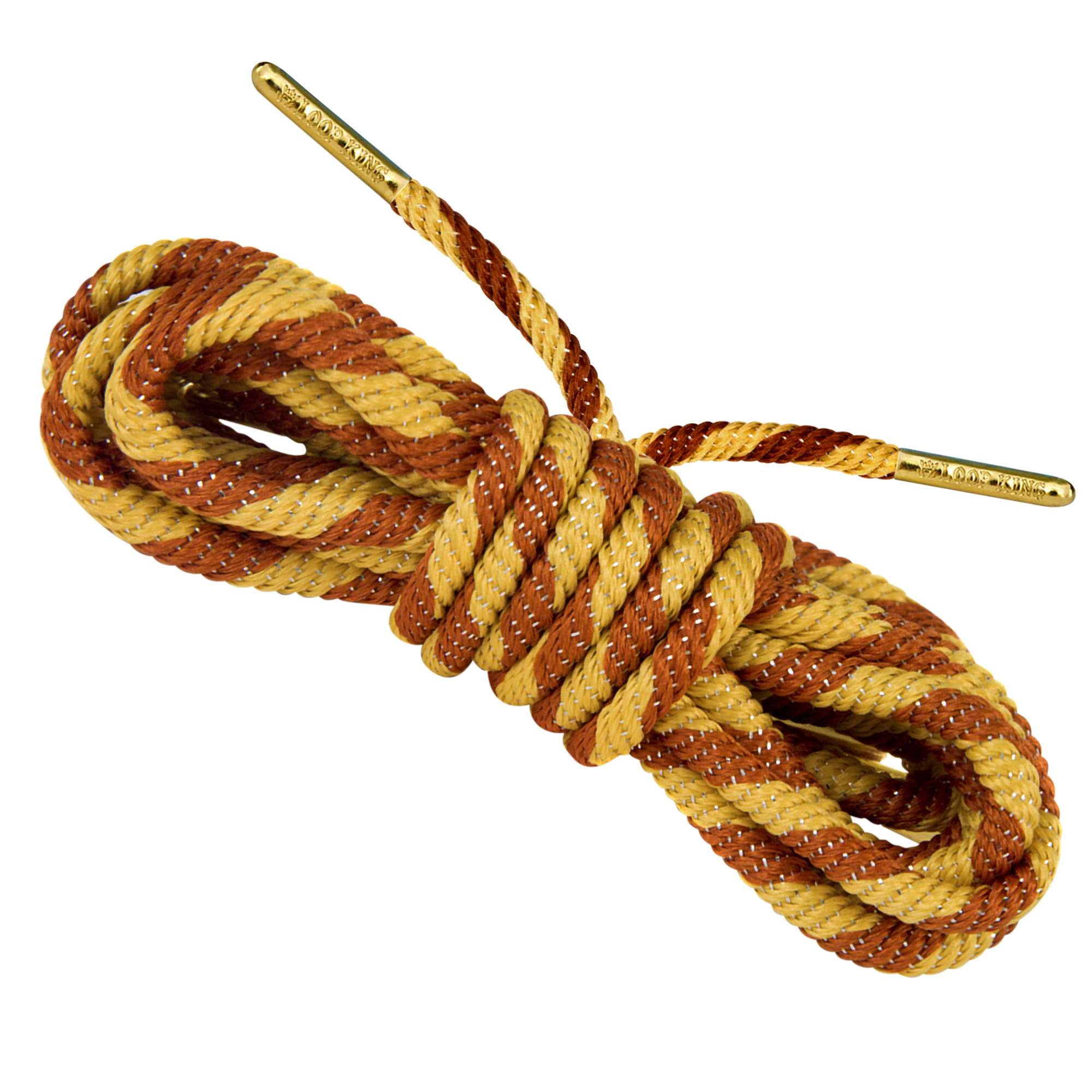 Loop King Laces Rope Shoe Laces with Metal Aglet Tips for Men Women