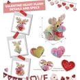 thumbnail image 2 of DolliBu I Love You Plush Super Soft Rainbow Floppy Moose - Cute Stuffed Animal Moose with Red Heart Plush for Valentines, Anniversary, Romantic Date, Boyfriend, or Girlfriend Gift - 9 Inches, 2 of 5