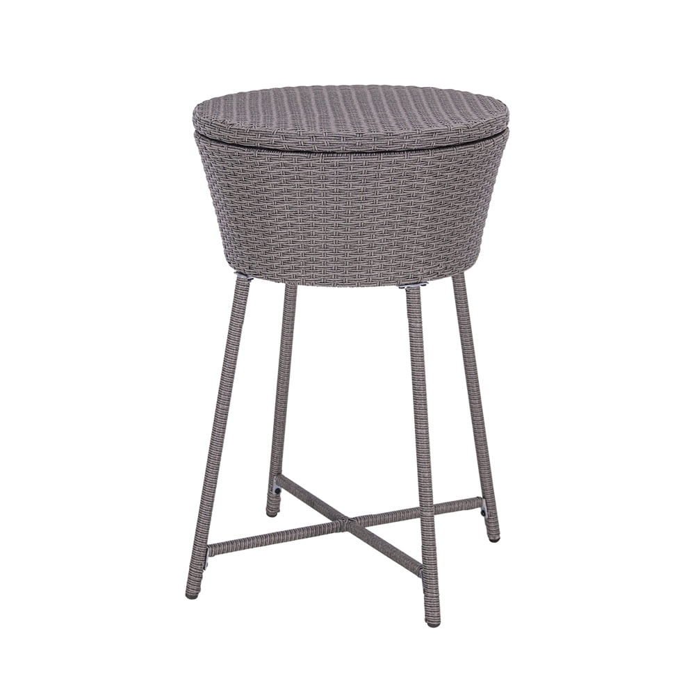 Abble 33.5"H Outdoor Ice Cooler Tub with Stand