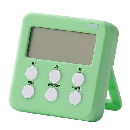 

Meizhencang Study Timer LED Display Screen Precise Timing ABS Electric Cooking Timer Reminder Alarm Clock for Home