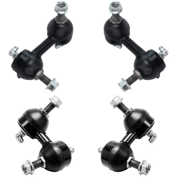 Detroit Axle - 4pc Sway Bars for 2001-2005 Acura EL Honda Civic, 4 Front & Rear Stabilizer Sway Bar Links Replacement