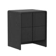 thumbnail image 6 of Novara Contemporary 22" Nightstand in Black (2-Drawer), 6 of 9