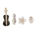 thumbnail image 2 of 4 Pcs Fancy Bowknot Heart Artificial Violin Piano, 2 of 8
