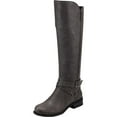thumbnail image 1 of G by Guess Womens Haydin Faux Leather Wide Calf Riding Boots, 1 of 6