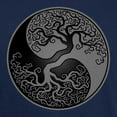 thumbnail image 3 of CafePress - Grey And Black Yin Yang Tree T Shirt - Men's Classic Graphic Cotton T-Shirt, 3 of 4