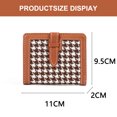 thumbnail image 2 of Portefeuille Compact Bifold en Cuir PU pour Femmes, Mini Sac à Main avec Fenêtre d'Identification, 2 of 5
