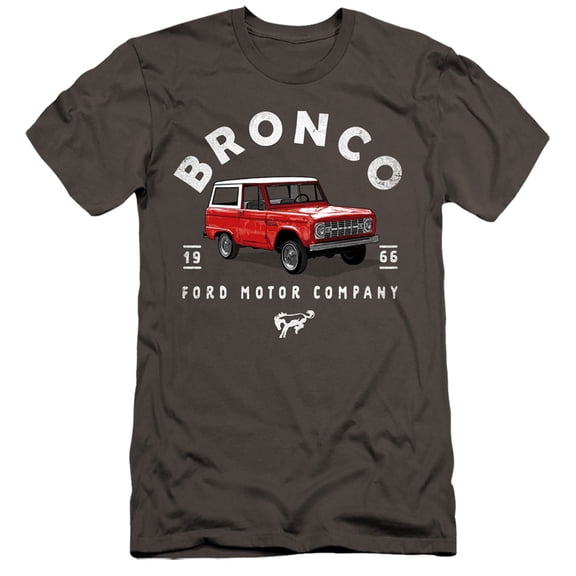 Ford Bronco Bronco Illustrated HBO S/S Adult 30/1 T-Shirt Charcoal