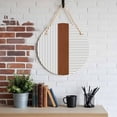 Black Striped Geometric Round Front Door Welcome Sign, 7.8 Inch Wall ...
