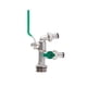 thumbnail image 3 of Double Tap 1 Inch and 1 * 3/4 Inch Outlet with Thicken Outlet Valve Detachable for Garden Drinking Water Farm Crops with Green Handle, 3 of 5