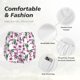 thumbnail image 4 of Balery Orchids Flowers Pantalones cortos deportivos para mujer con forro y dos bolsillos, elásticos, para entrenamiento, gimnasio, yoga-Medium, 4 of 7