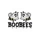 thumbnail image 2 of [Whimsical Style] Women's Casual Crew Neck T-Shirt with Bees Print, Polyester 95% Spandex 5% Knit Fabric, Medium Stretch, All Season Fashion Top, Ladies T Shirts, 2 of 6