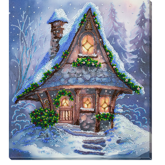 Bead Embroidery Kit - When winter blows cold