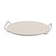 thumbnail image 3 of Fantes Pizza Baking Stone with Serving Rack, Natural Ceramic Stoneware, The Italian Market Original since 1906, 3 of 4