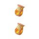 thumbnail image 1 of Wosthever Mosaic Glass Oil Burner Candle Holder Wax Decor Home Melt Naranja 2piezas, 1 of 1