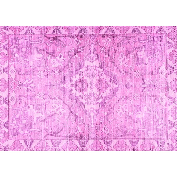 Ahgly Company Indoor Rectangle Persian Pink Traditional Area Rugs, 2' x 3'