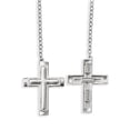 thumbnail image 2 of Sterling Silver Polished Magnetic Cross 22 inch Necklace 22 Inch, 2 of 3