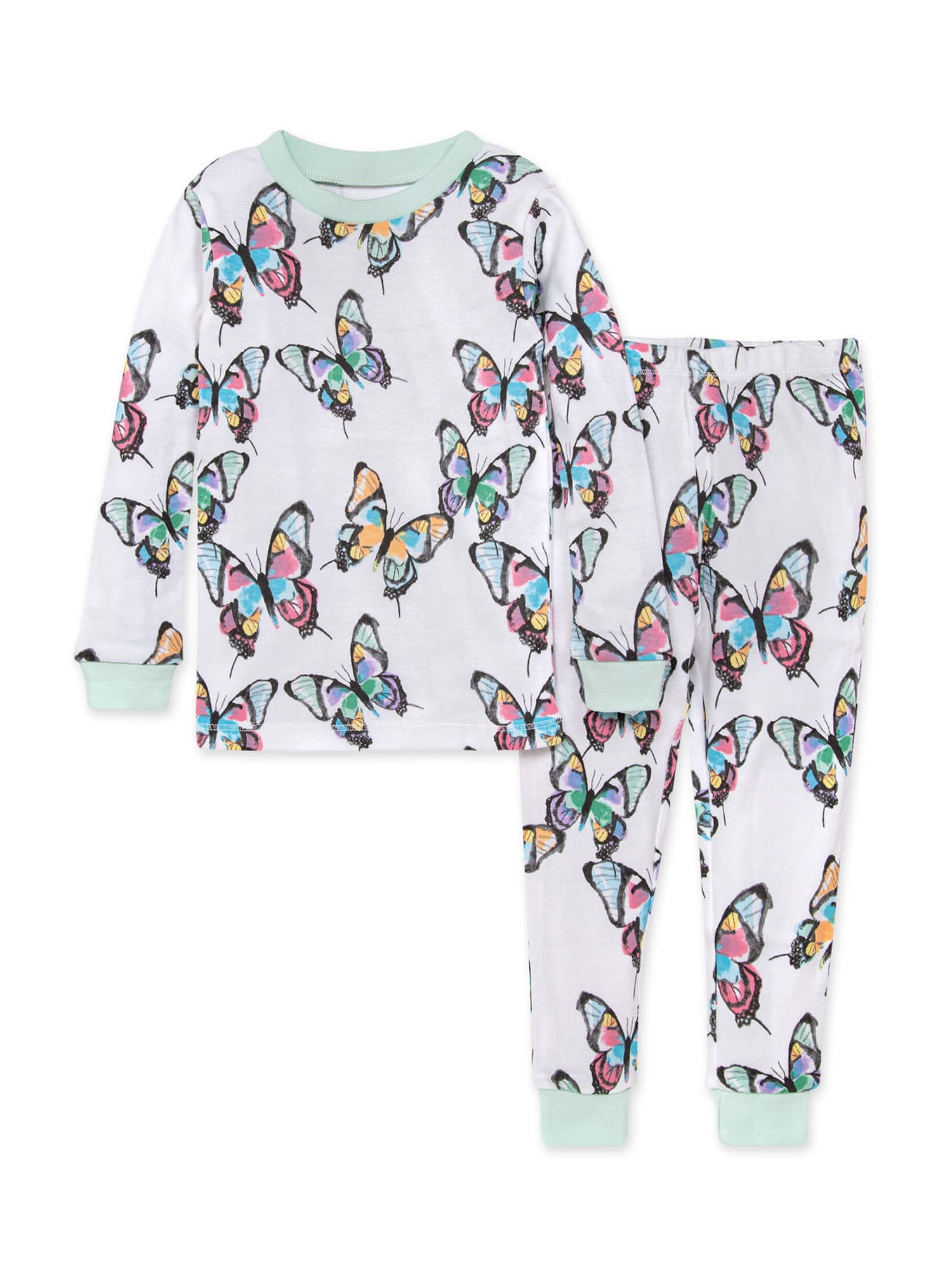 Vlek Papa Midden Burt's Bees Baby Baby Girl Pajamas, Tee and Pant 2-Piece PJ Set, 100%  Organic Cotton - Walmart.com