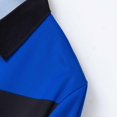 thumbnail image 4 of Frnrwgo Mens 2 Piece Short Set Color Block Half Zip Collared Short Sleeve Shirts and Shorts Casual Summer Outfits, 4 of 5