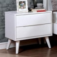 thumbnail image 1 of Mid-Century Modern Nightstand, White Finish, 1 of 1