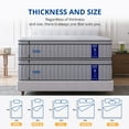 thumbnail image 6 of MLILY 10.5 inch Twin Hybrid Mattress in a Box, Cooling Gel Infused Memory Foam, Pocket Spring, 6 of 7