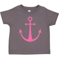 thumbnail image 3 of Inktastic Anchor Nautical Pink Girls Toddler T-Shirt, 3 of 5