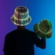 thumbnail image 4 of Lumisonata-Sombrero de pescador LED Rave, gorra de pescador iluminada, sombreros de fiesta que brillan en la oscuridad, equipo de Festival EDM recargable por USB, 7 colores, 4 of 5