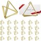 thumbnail image 1 of 24 Piezas Porta Nombres para Mesa, Mini Números de Mesa, Dorado Triangulares Soportes para Tarjetas de Lugar, Papel para Tarjetas para Bodas Aniversario Oficina Fiesta Día de San Valentín (oro), 1 of 7