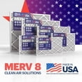 thumbnail image 7 of BNX 20x20x1 MERV 8 Air Filter 4 Pack - MADE IN USA - Electrostatic Pleated Air Conditioner HVAC AC Furnace Filters - Removes Dust, Mold, Pollen, Lint, 7 of 7