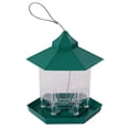 thumbnail image 2 of Comedero para pájaros colgante con forma hexagonal, resistente al agua, para atraer pájaros, decoración de jardín, 2 of 9