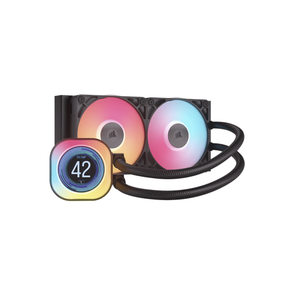 Corsair iCUE LINK TITAN 240 RX LCD Cooling Fan/Radiator/Water Block