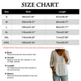 thumbnail image 3 of Kelon Womens Casual Crew Neck Long Sleeve Linen Blend Shirts Button Front Cotton Tops Relaxed Fit Summer, 3 of 4